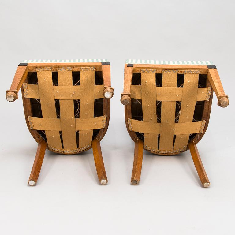 A 1920's 5-piece sofa suite.