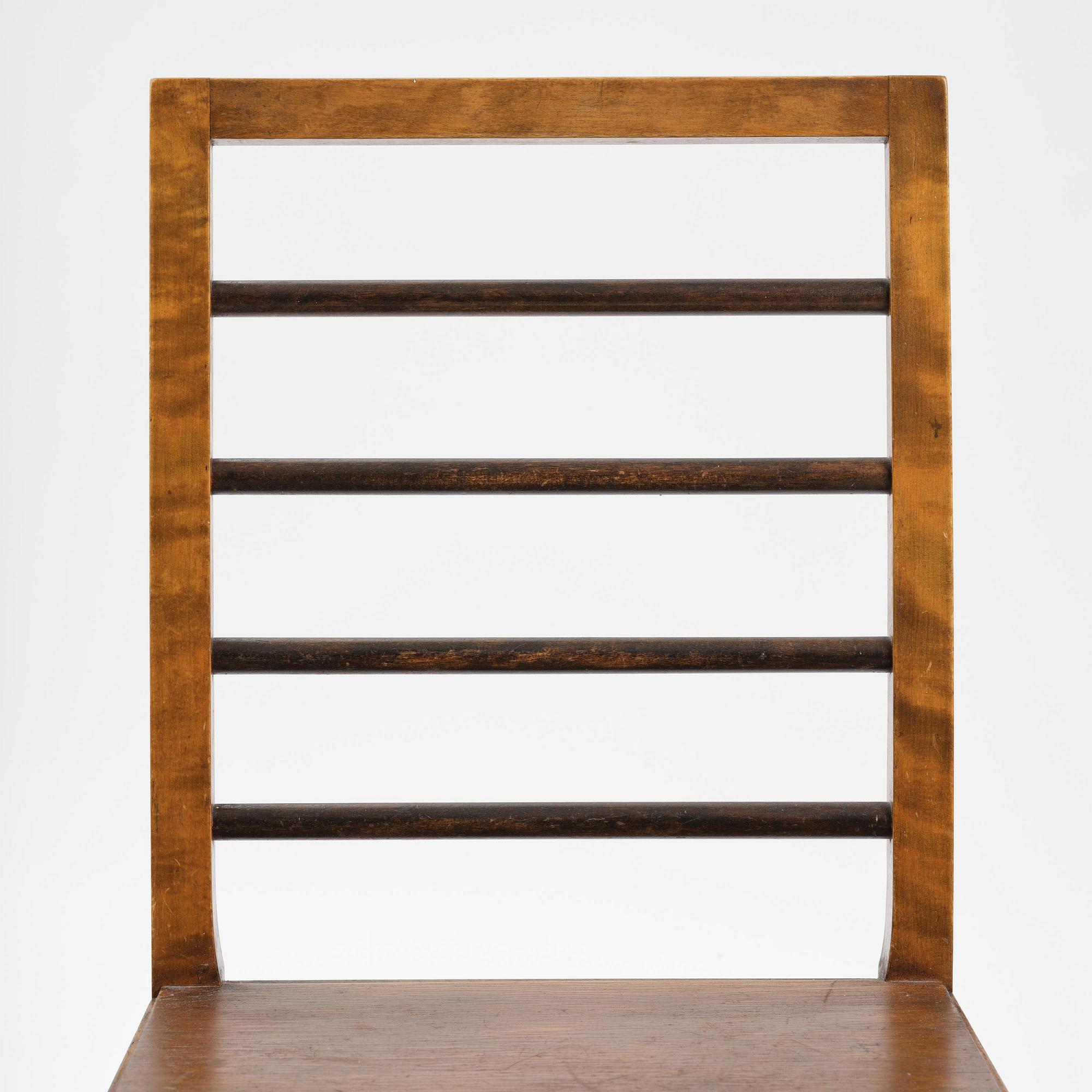 Axel Einar Hjorth, a pair of "Oh Boy" dining chairs, Nordiska Kompaniet, 1931.