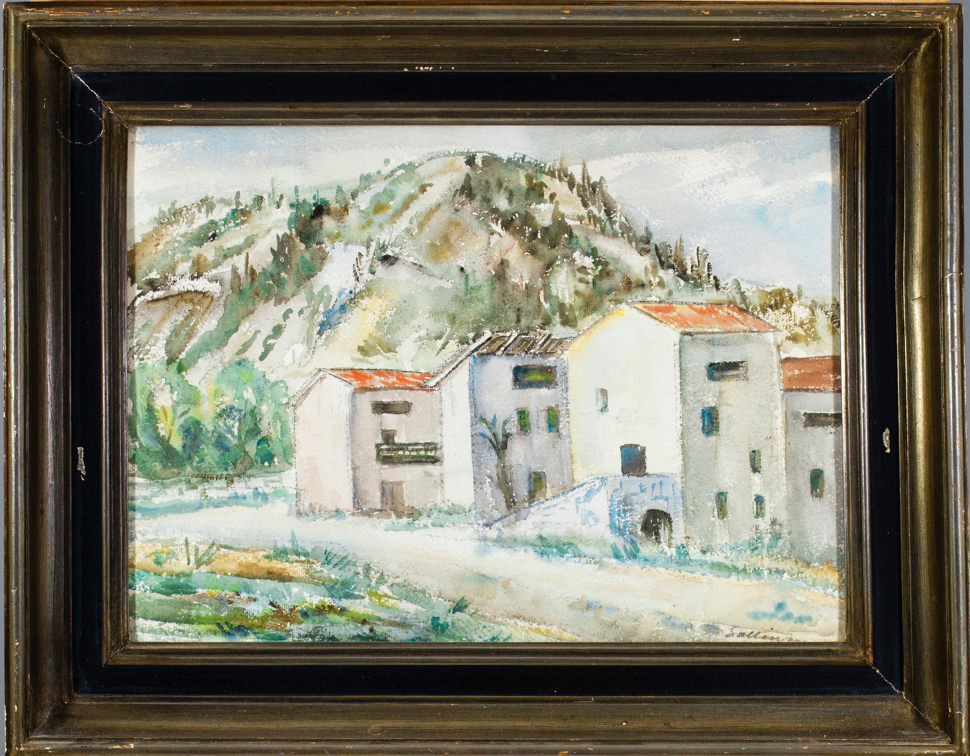 TYKO SALLINEN, akvarell, signerad.