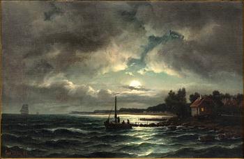 CARL LUDWIG BILLE, oil on canvas, signed and dated 86.