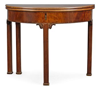 484. A late Gustavian card table.