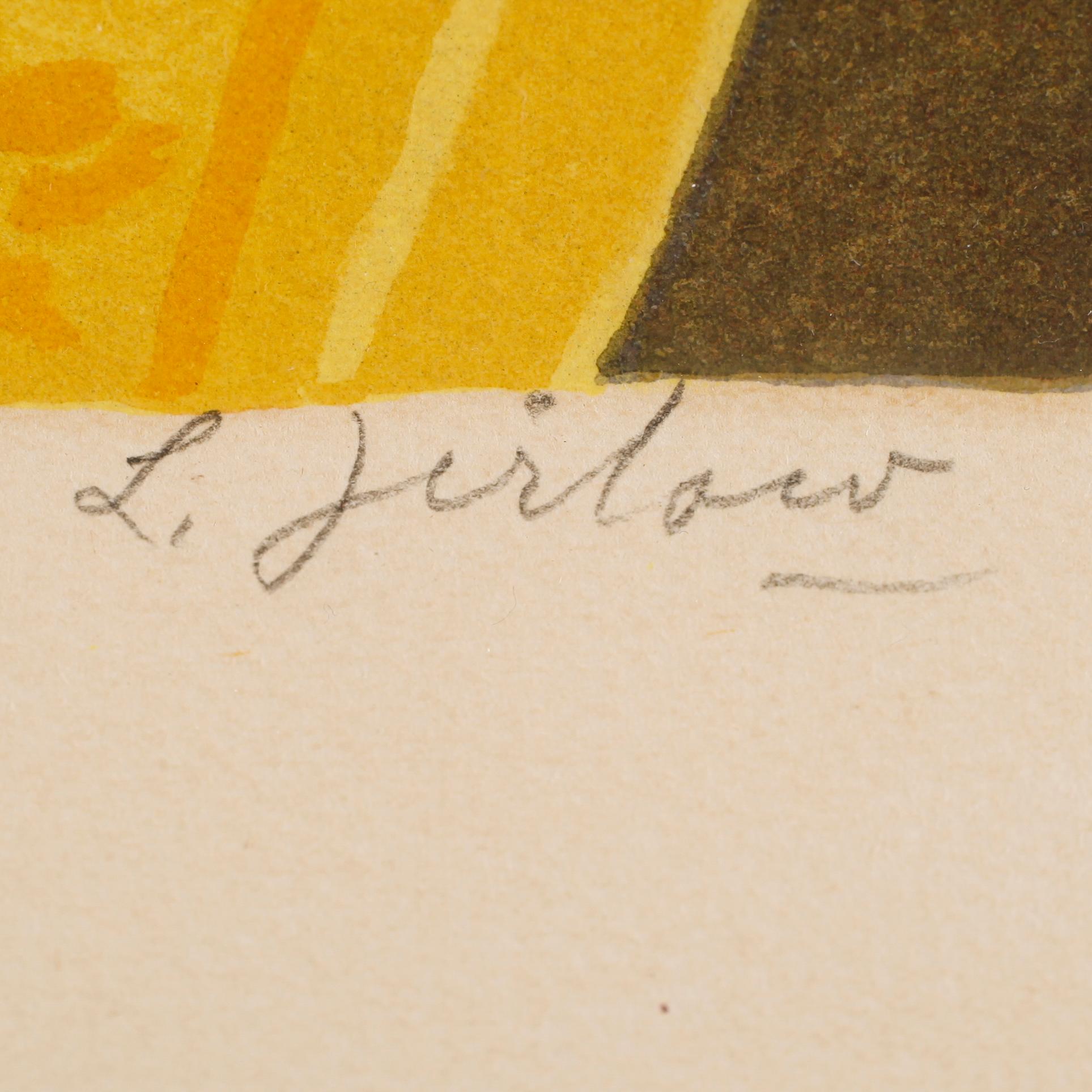 LENNART JIRLOW, färglitografi, signerad och numrerad 83/380.