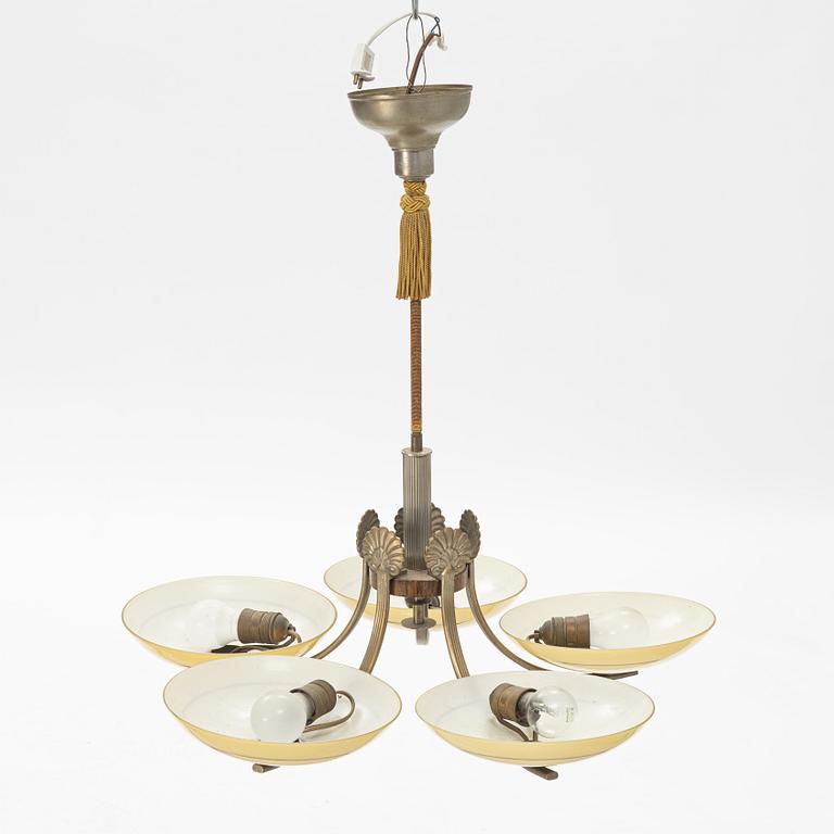 A ceiling light, 1920's/30's.