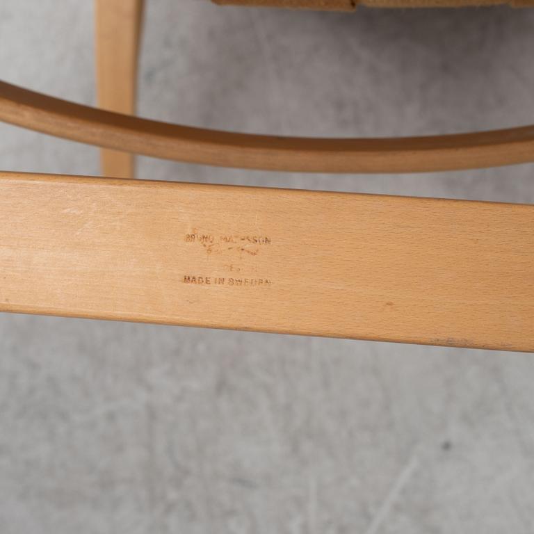 Bruno Mathsson, a 'Pernilla' easy chair, Firma Karl Mathsson, Värnamo, Sweden 1970.