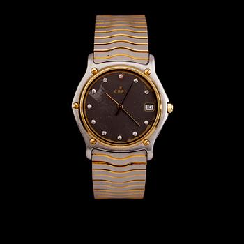 ARMBANDSUR, Ebel, "Sports Classique", stål/guld.