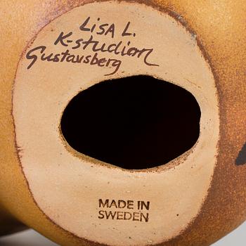 A Lisa Larson stoneware sculpture, K- Studion, Gustavsberg.