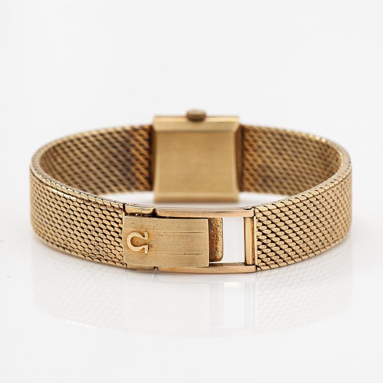 Omega, wristwatch, 17 x 17 mm.