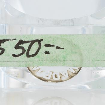 Siv Lagerström, tre ringar, akrylplast, 1970-tal.