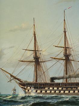 Christian Fredrik Swensson, French line ship for steam engine.