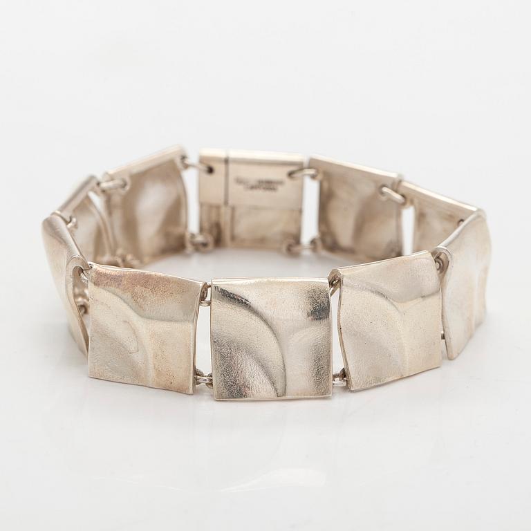 Björn Weckström, bracelet, converted from the necklace "Galactic Peaks", silver, Lapponia 1981.
