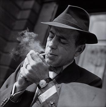 Per-Olow Anderson, 'Humphrey Bogart at Place de la Concorde, Paris, 1954'.