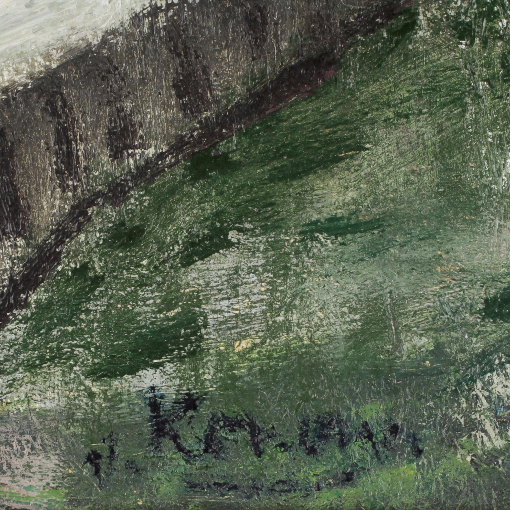 JÜRGEN VON KONOW, olja på pannå, sign.