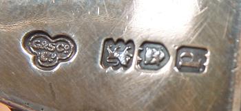 MEDICINSKED, silver, London 1910-11.