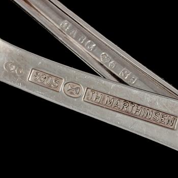 PARTI SILVER, 26 delar, 1900-tal. Total vikt 845 g.