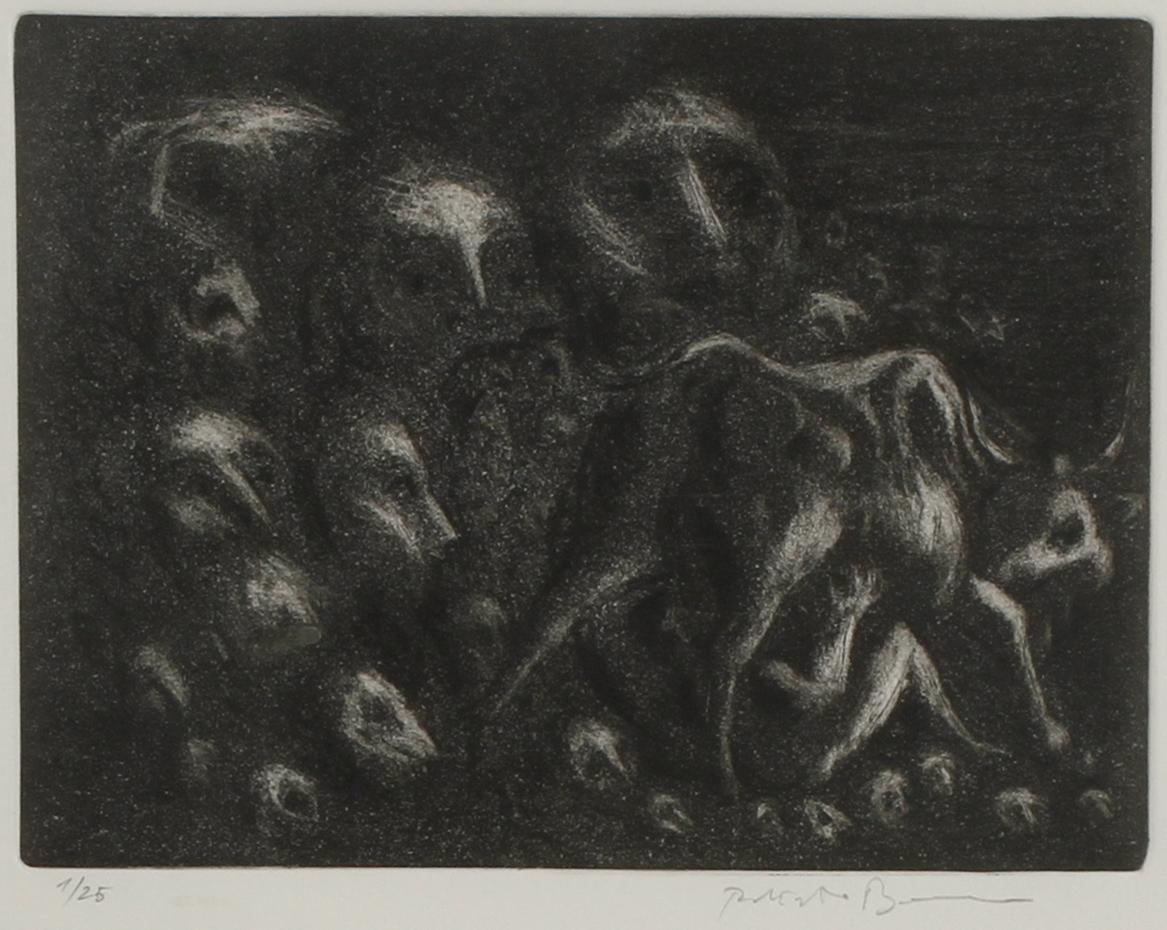 ROBERTO BARNI, etsning, signerad och numrerad 1/25.