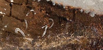 OKÄND KONSTNÄR, olja på duk, osignerad, 1800-tal.