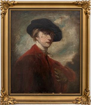 Okänd konstnär 1800-tal , Porträtt av okänd man.