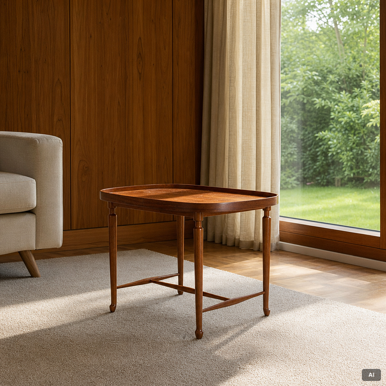 Josef Frank, coffee table / side table, model B 974, Svenskt Tenn, ca 1990.