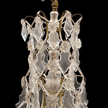 A 20th century Rococo style chandelier.