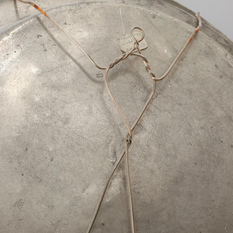 TALLRIKAR, tenn, 8 st, bl.a Erik Magnus Hammarstrand, Falun, 1700-talets slut/ 1800-talets början.