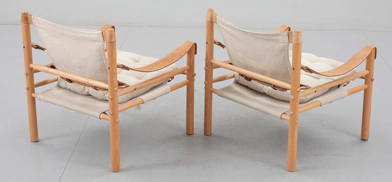 FÅTÖLJER, ett par, "Sirocco", Arne Norell, Norell Möbler AB.