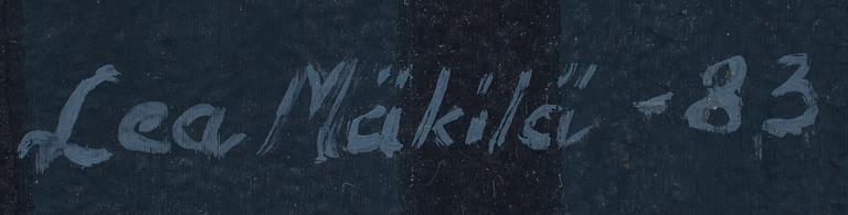 LEA MÄKILÄ, olja på skiva, signerad och daterad -83.