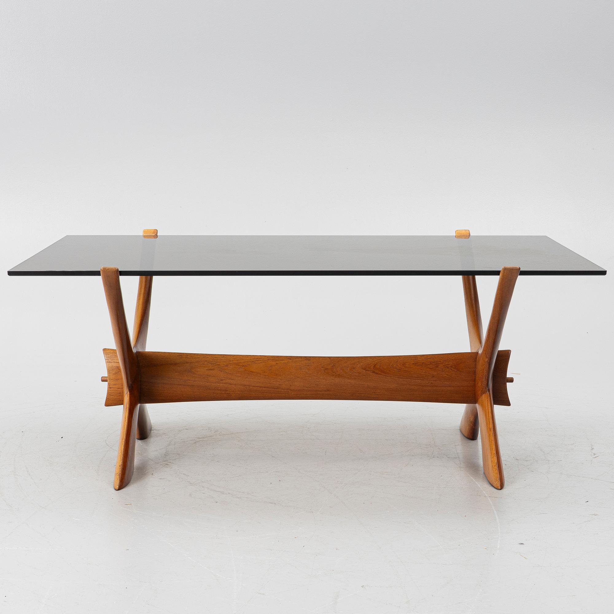 Fredrik Schriever-Abeln, coffee table, 'No. 9', Örebro Glasindustri, 1960s.
