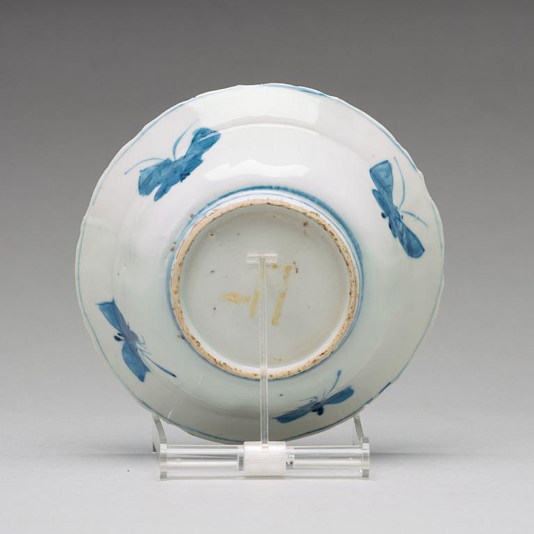 A set of ten blue and white dishes, Ming dynasty, Wanli (1572-1623).