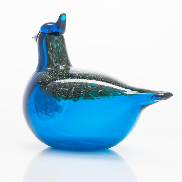 Oiva Toikka, annual glass bird 1999, signed signerad O. Toikka Nuutajärvi 1999.