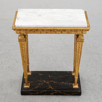An early 19th Century console table.