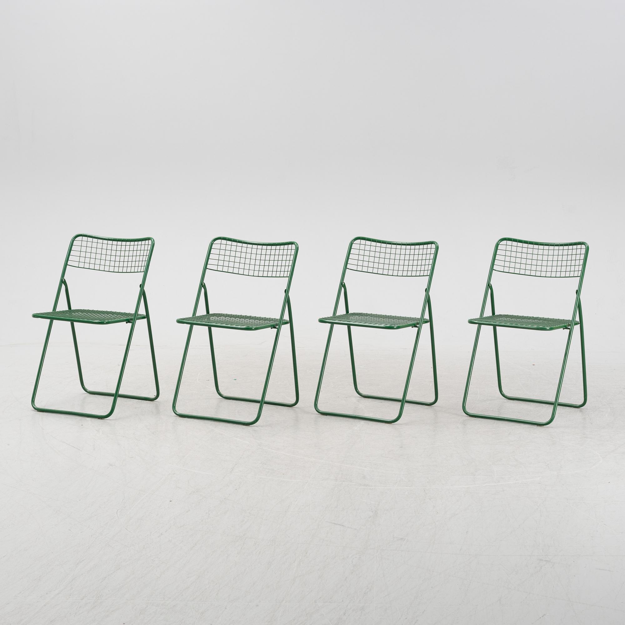 Niels Gammelgaard, a set of four 'Rappend/Ted Net' chairs for IKEA.