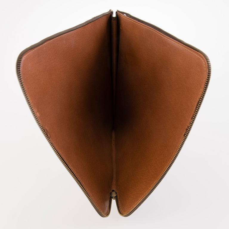 LOUIS VUITTON, "Port Documents Voyage" Portfölj samt Document Holder.