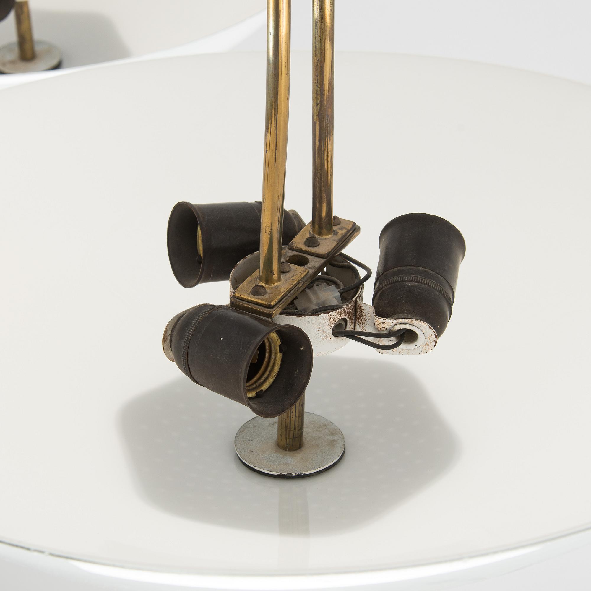 Paavo Tynell, Chandelier, for Taito. Made to order 1950.