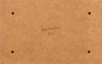 Håkan Bengtsson, pencil on MDF board, signed and dated 2017 on the back.