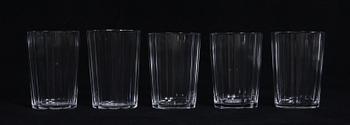 GLASSERVISDELAR, 24 st, "Karlberg", design Elis Bergh, Kosta.