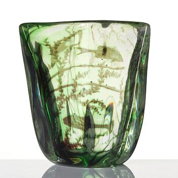 Edward Hald, a graal glass vase, Orrefors 1937, no 96.