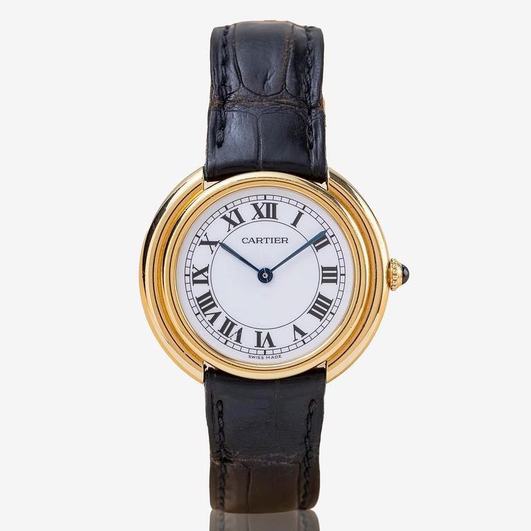 Cartier, Vendôme, "Jumbo", armbandsur, 33 mm.