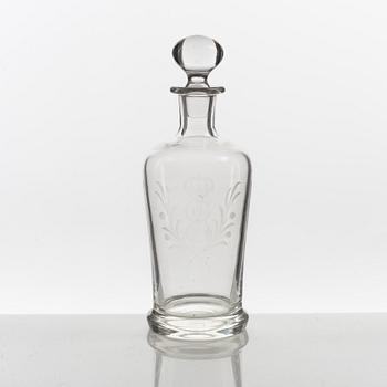 Servisdelar, 12 st, glas, Reimyre Glasbruk.