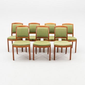 Kerstin Hörlin-Holmquist, seven "Triva" chairs for NK, late 20th century.