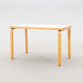 Alvar Aalto, a model '80a' table, Artek, 21st century.