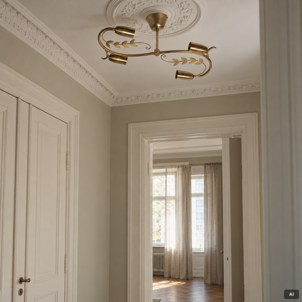 Ceiling lamp, Swedish Modern, 1930s/40s.