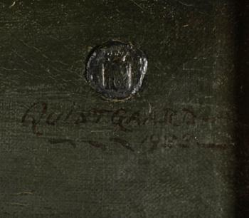 HARALD EINAR ERIK QUISTGAARD, olja på duk, signerad och daterad 1933.