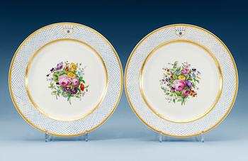 1431. A pair of French Empire serving dishes, marked 'Dagoty a Paris'.