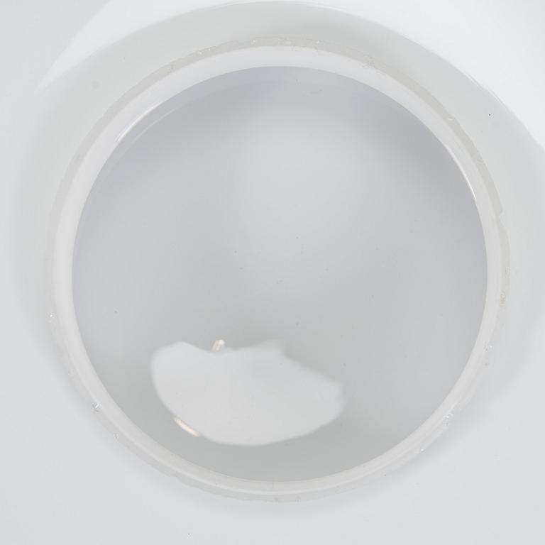 Arne Jacobsen, a pair of ceiling lamps/wall lamps, "AJ-Eklipta", Louis Poulsen, Denmark.