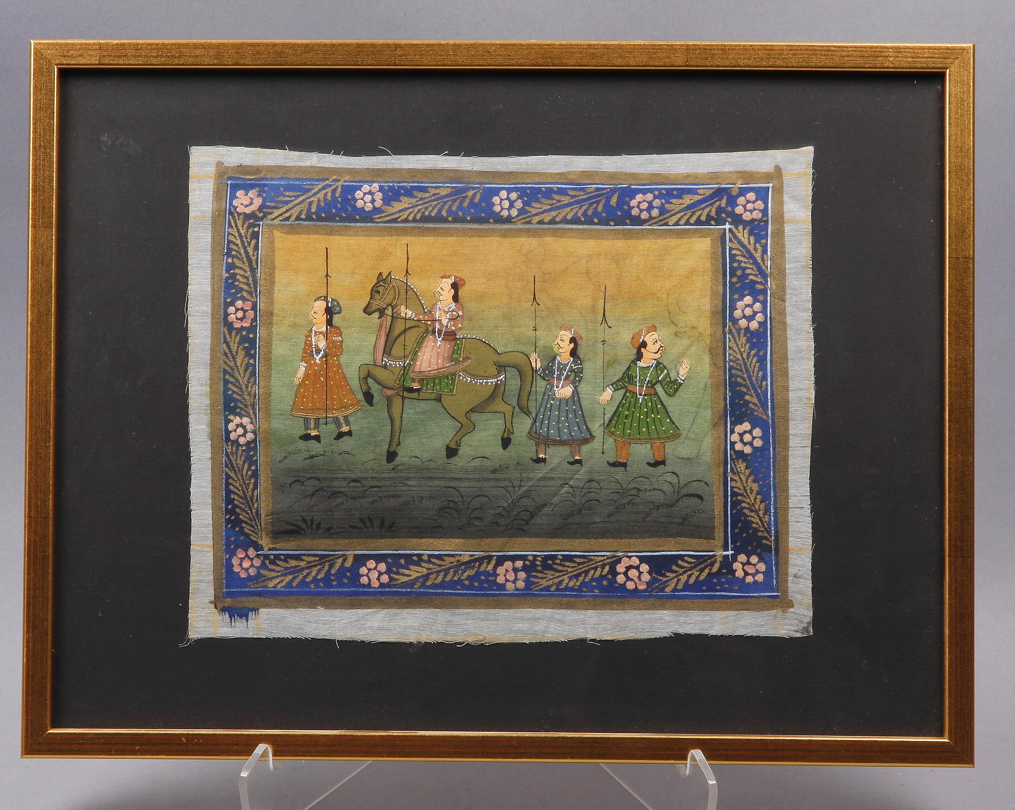 OKÄND KONSTNÄR, blandteknik, 5 st, orientaliska. 1900-tal.