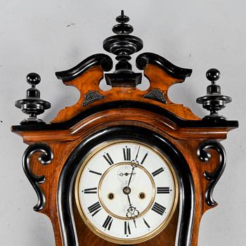 VÄGGPENDYL, nyrenässans, sent 1800-tal.