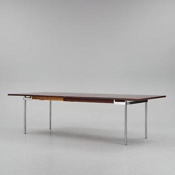 Hans J. Wegner, a rosewood "AT-322" table, Andreas Tuck, Denmark, 1960s.