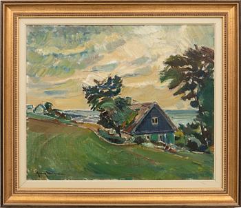 Henry Mayne, Blått hus vid havet.