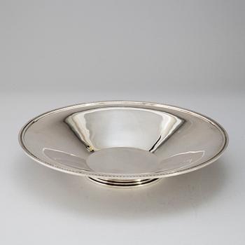 A silver plate by Atelier Borgila, Stockholm, 1941.