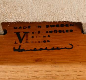 FÅTÖLJER, ett par, "Antilope", Hans Olsen, Viskadalens möbler, Kinna, 1960-tal.